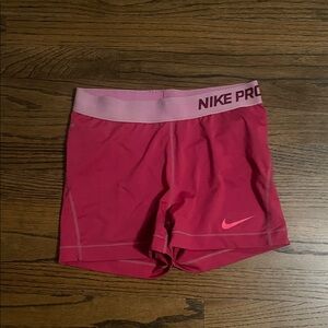 Nike Pro Fuchsia Training Shorts